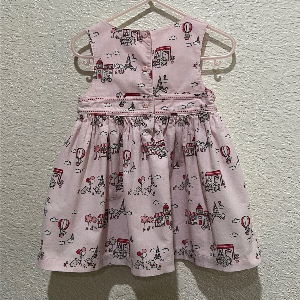 🛍️BOGO FREE 2009 vintage Gymboree Paris collection corduroy dress size 12-18M - Picture 3 of 7